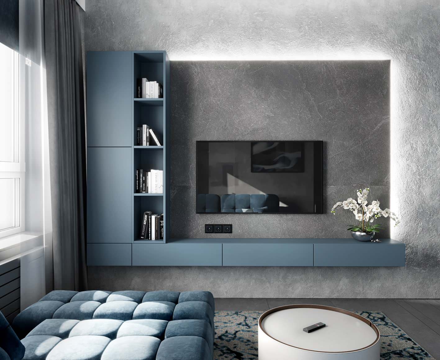 Темный монохром - жилые зоны