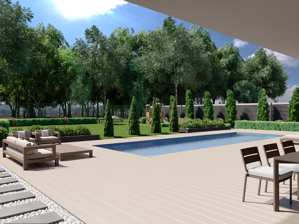 Ландшафт в стиле минимализм