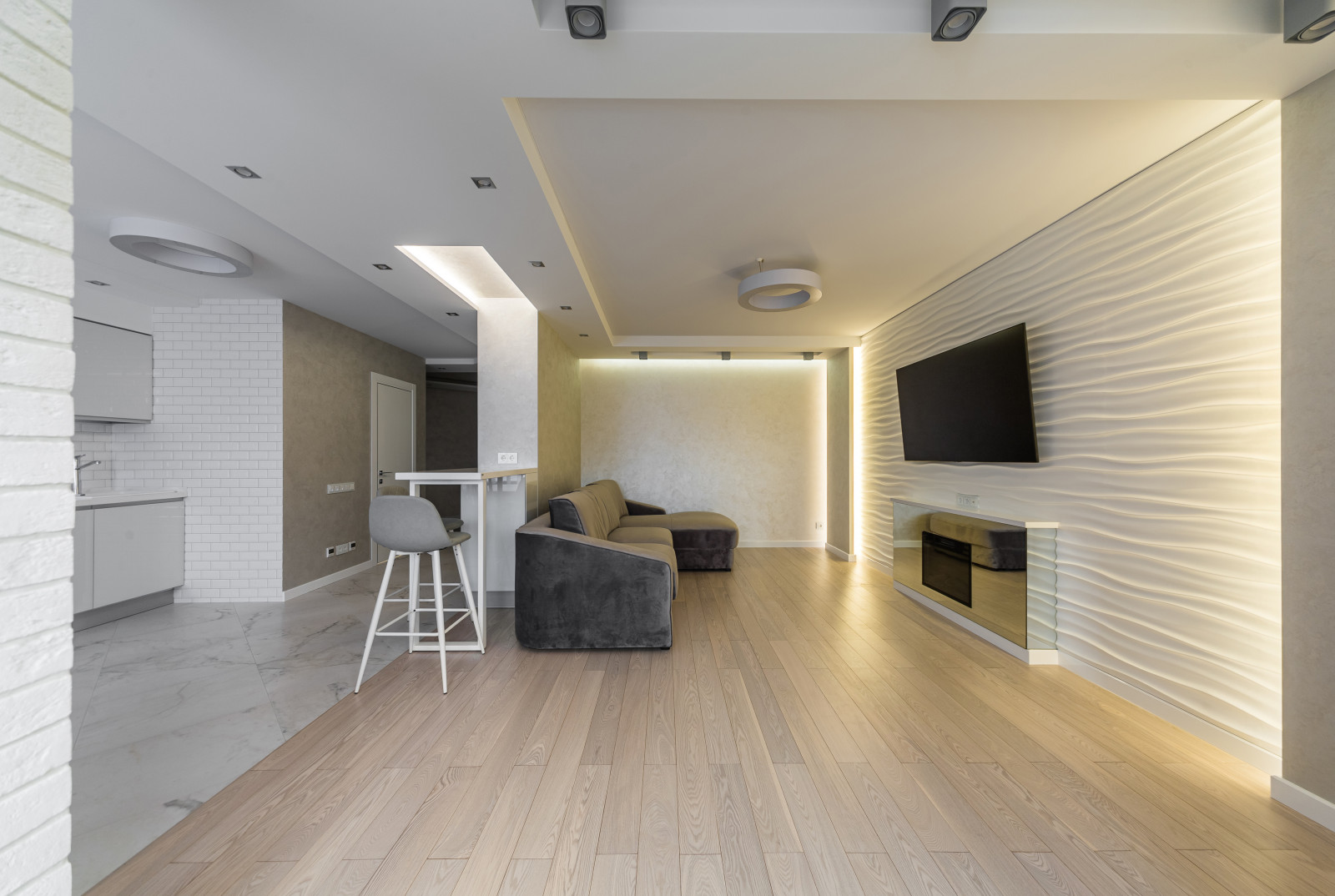 Реализованный проект. Квартира в современном стиле. ЖК Царицынский-2.