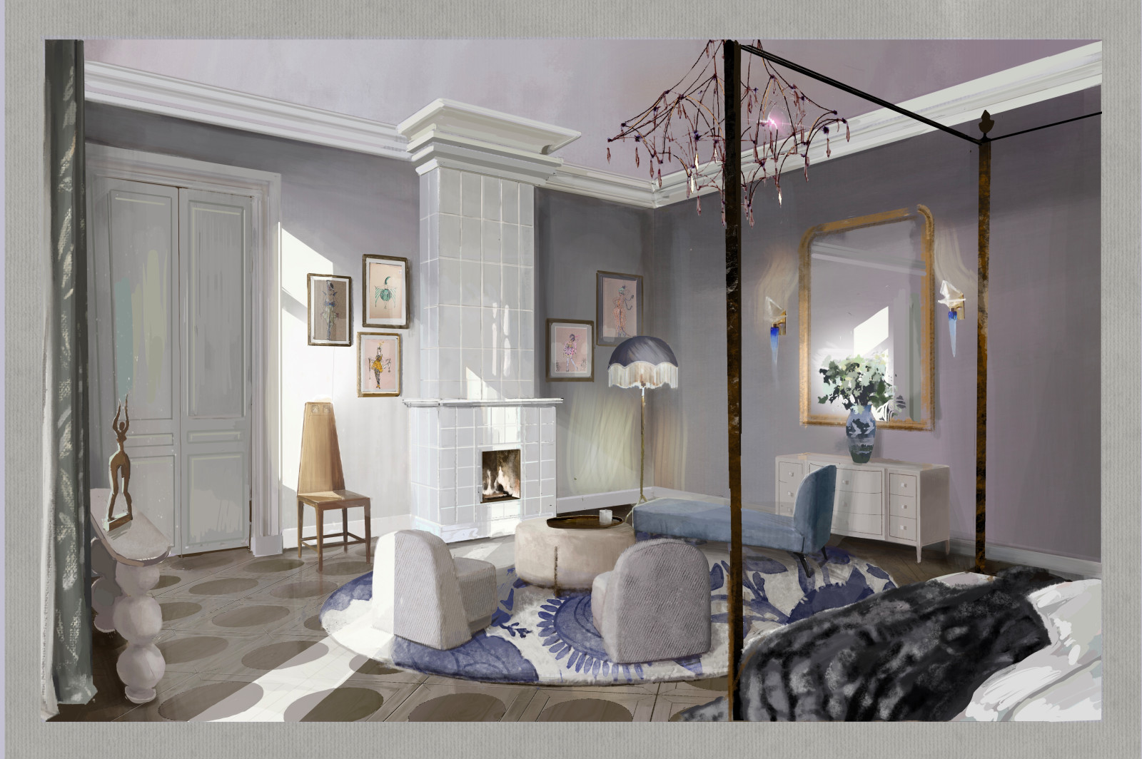 Обложка проекта: Проект спальни