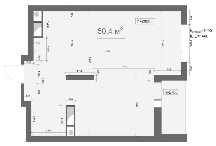 Обмерные планы: 22 примера из портфолио российских дизайнеров