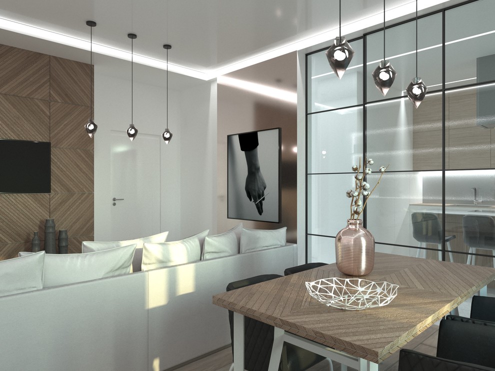 Проект квартиры в скандинаском и эко-стилях, Екатеринбург, 140 кв.м.