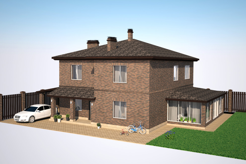 Дом с террасой в г. Ростов-на-Дону