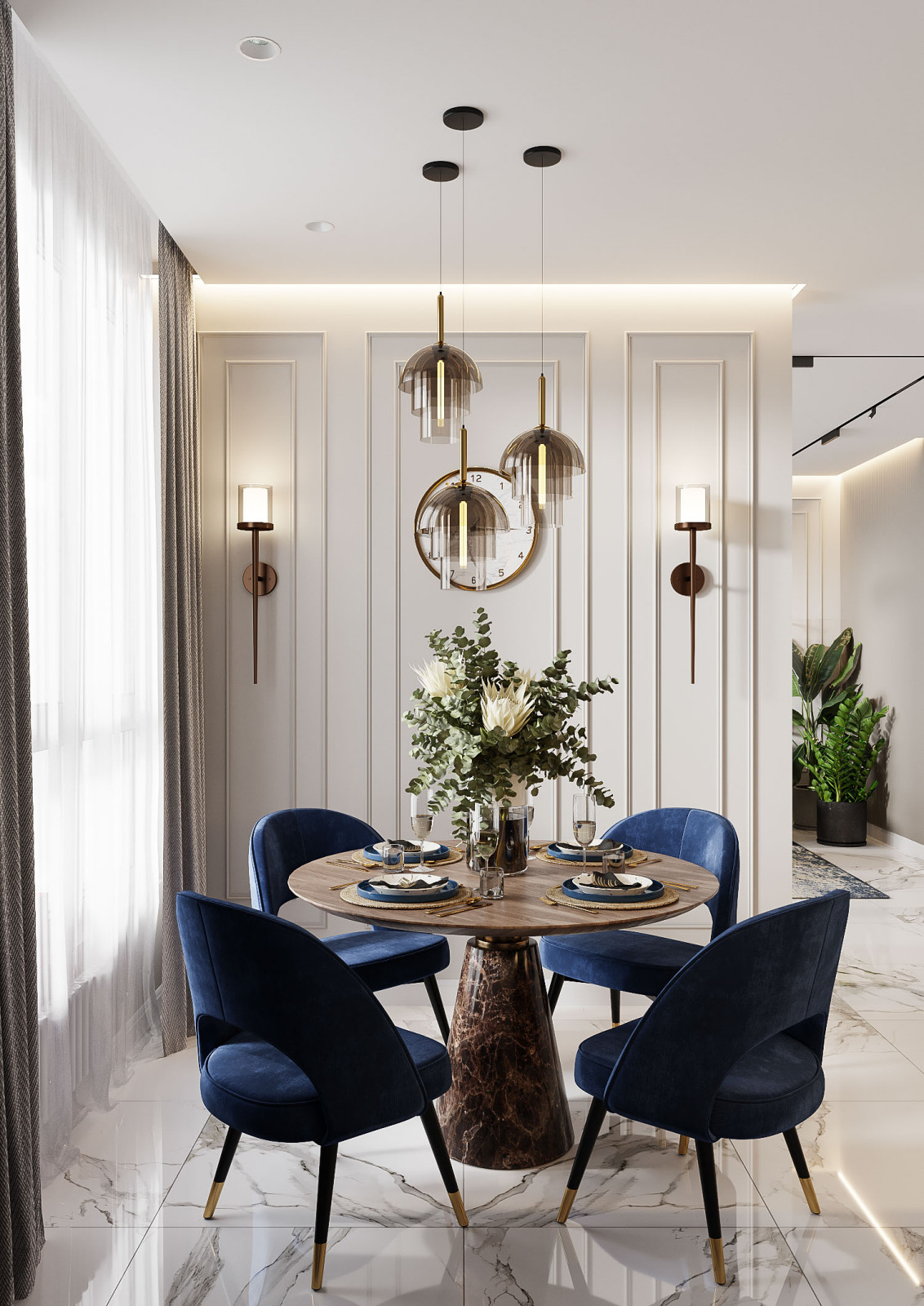 Проект квартиры "Классика и современность"