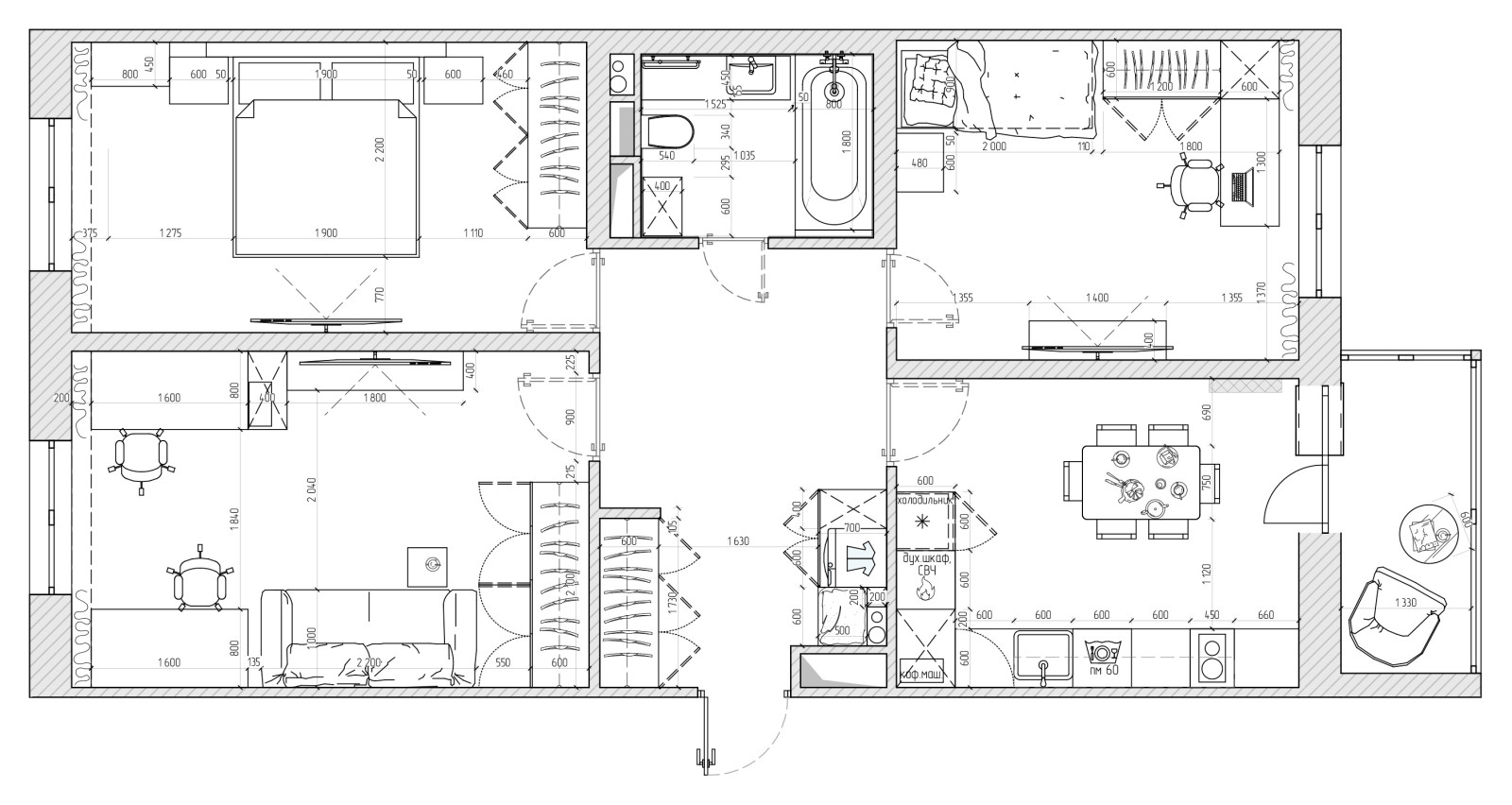 ЖК "Новый Лесснер" 81 м2  г. Санкт-Петербург
