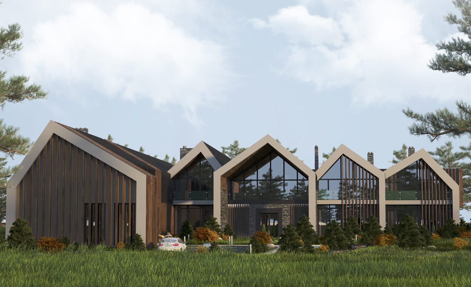 2016 г. Остекление REYNAERS на  Рублево-Успенском шоссе.