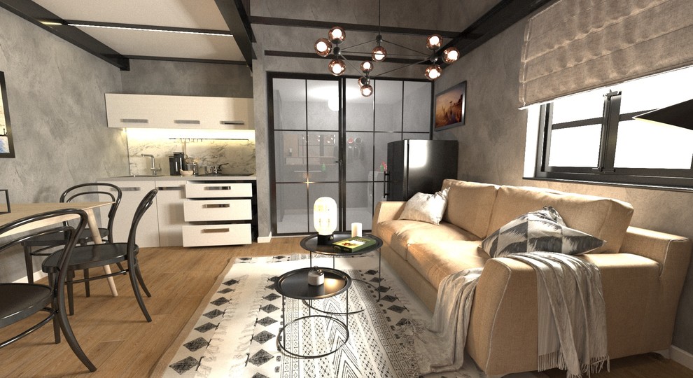 Обложка проекта: Современный интерьер маленькой квартиры