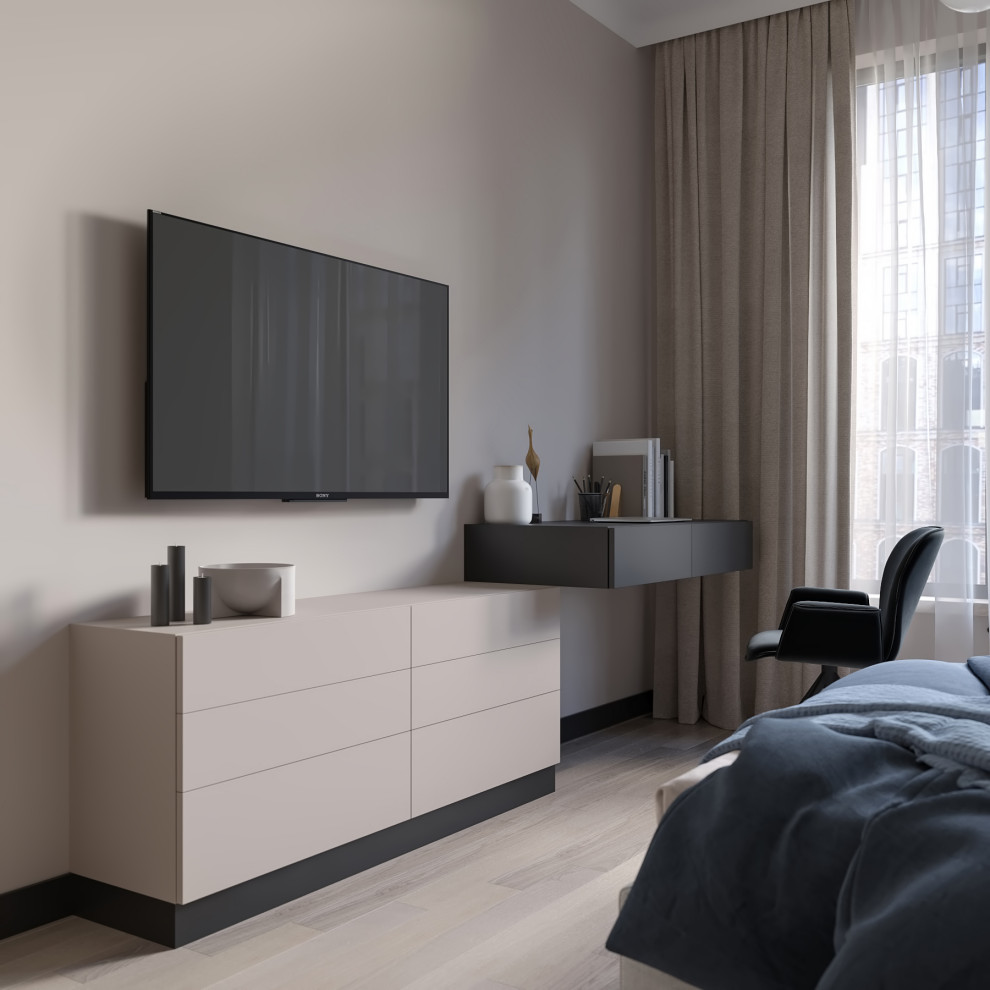 ЖК Серебряный Парк. Гостевая спальня