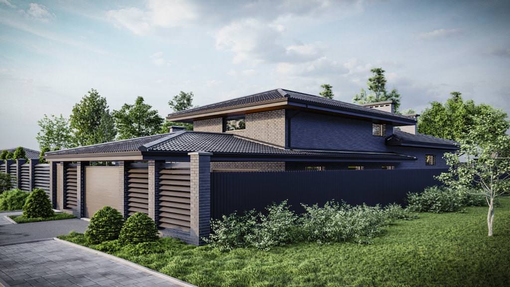 1-этажный дом большой площади