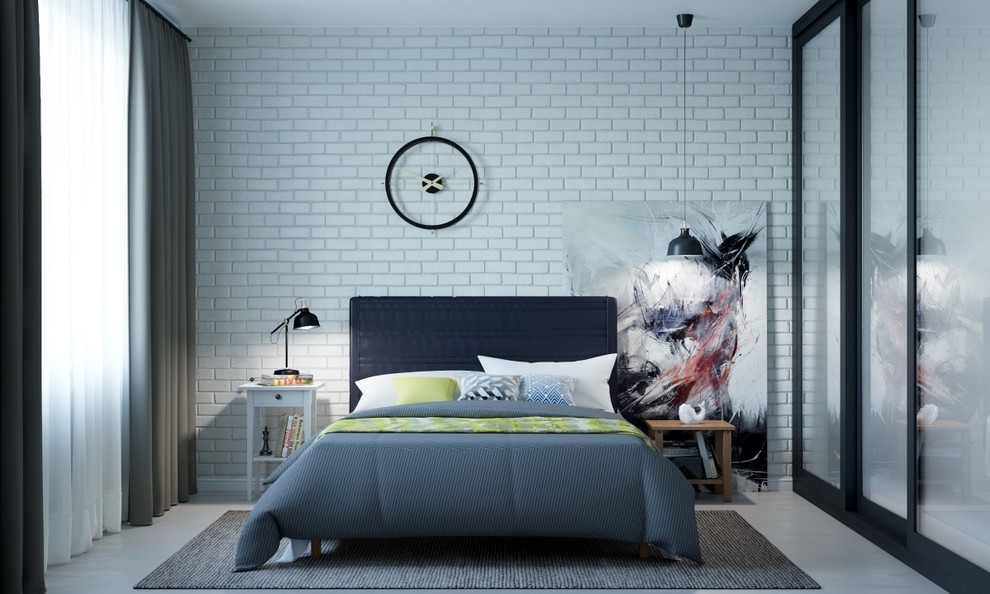 Дизайн интерьера в ЖК Березовая роща, 8а, стиль светлый лофт