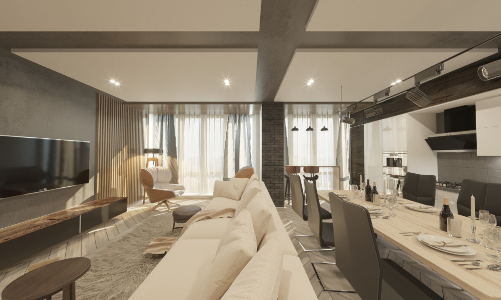 Квартира в нежных тонах