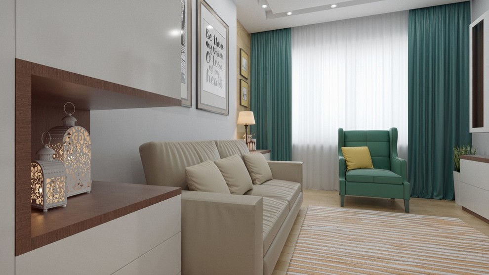 Интерьер комнаты 18 кв.м.