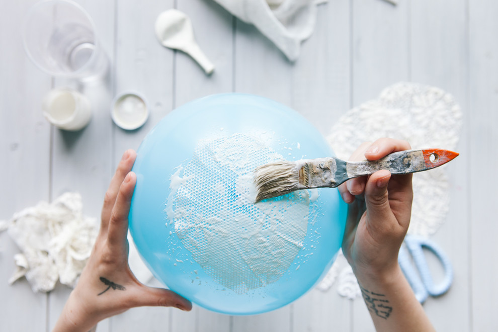 DIY: Как сделать кружевной абажур своими руками