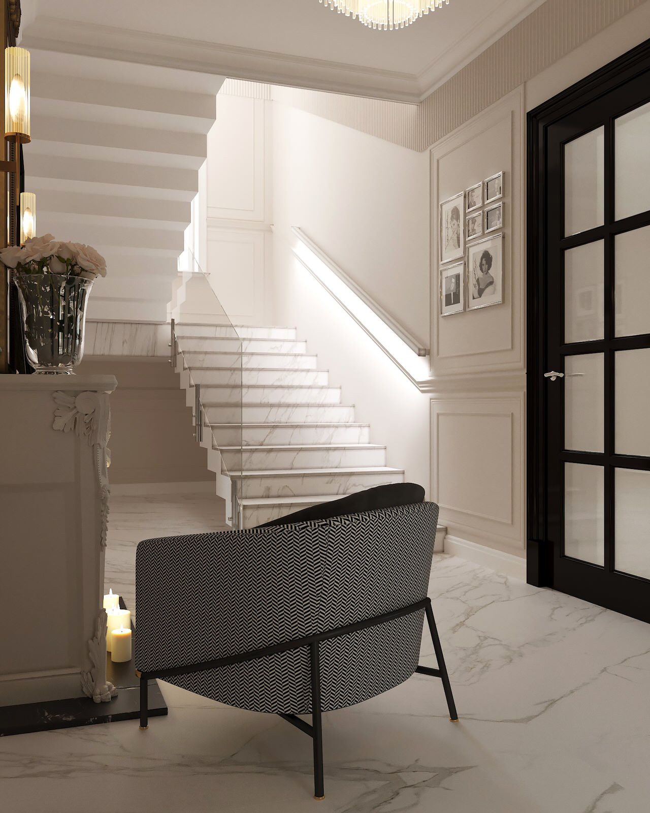 Интерьер холла в городе Нижнекамск