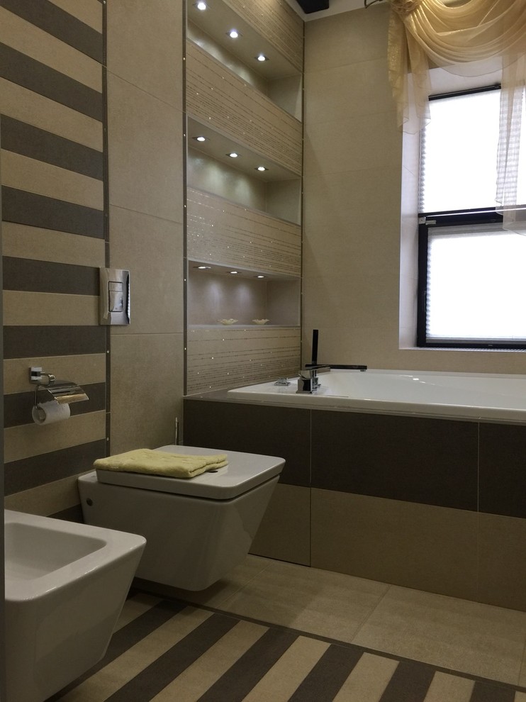 Ванная комната в интерьере СЕРЕБРО и ЗОЛОТО