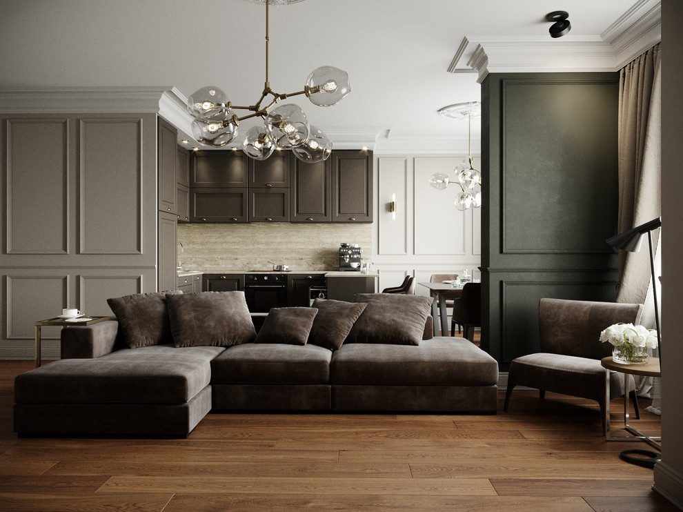 Обложка проекта: Квартира в неоклассике