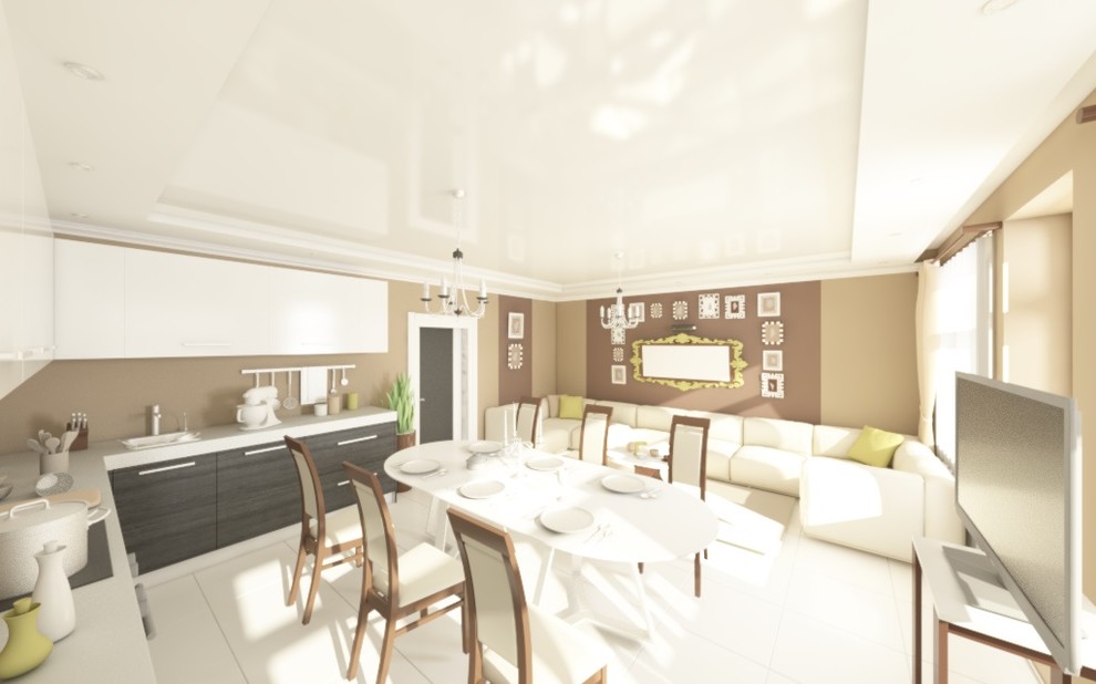 Дизайн проект интерьеров таун-хауса