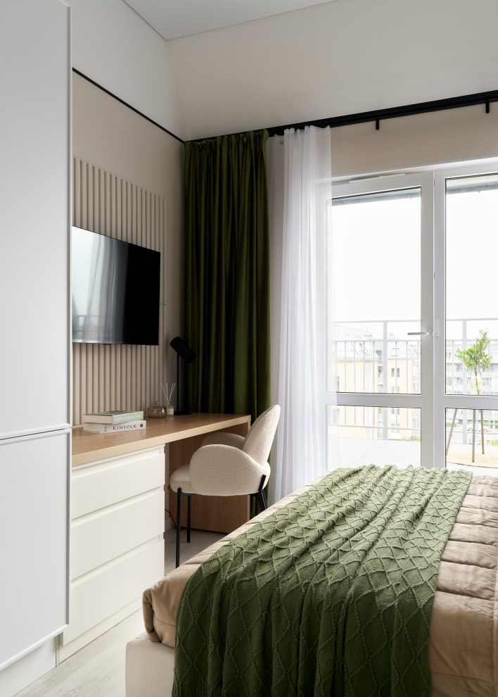 Квартира — студия по дизайн проекту Екатерины Тагировоq