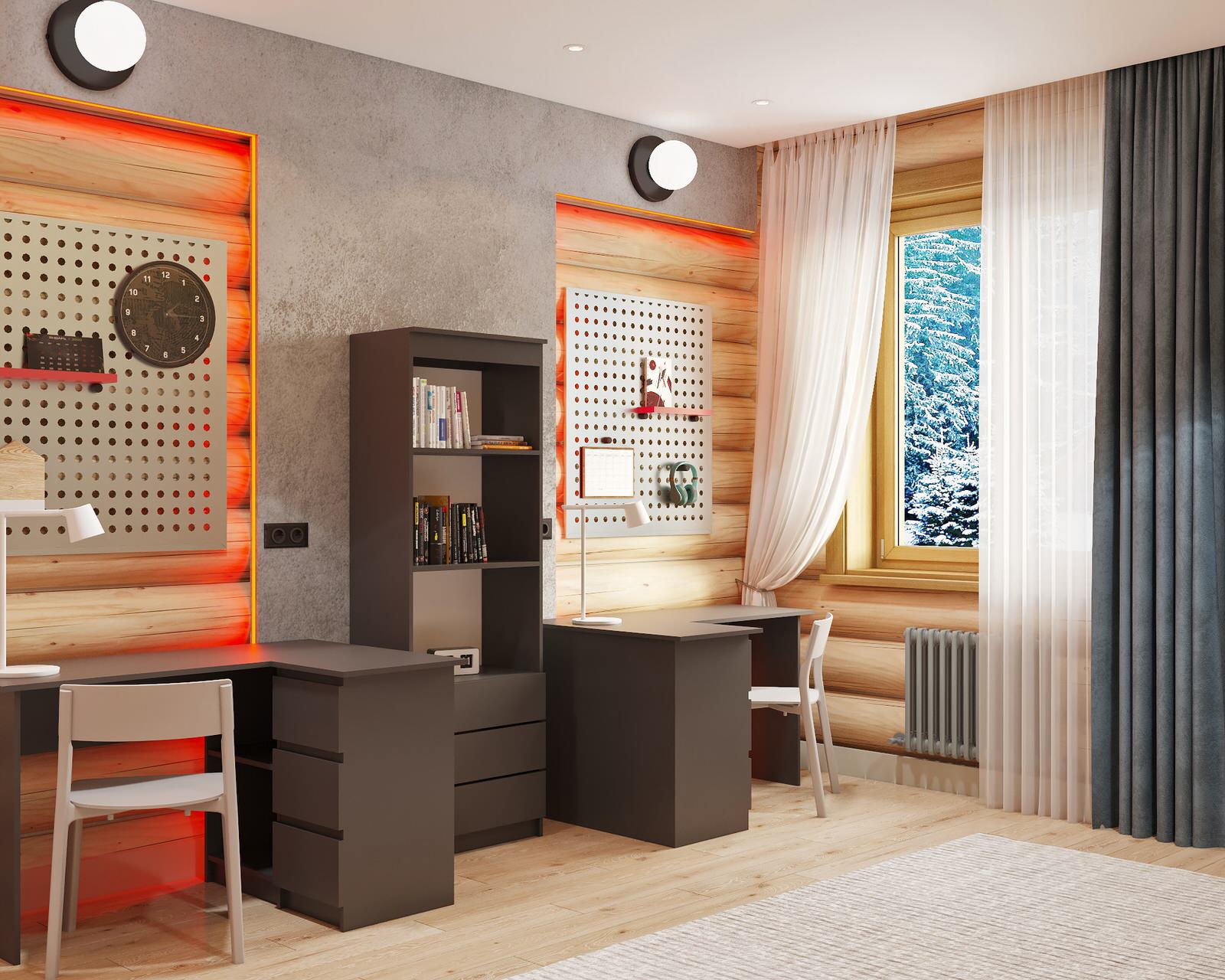 Дизайн проект дома из рубленного бревна