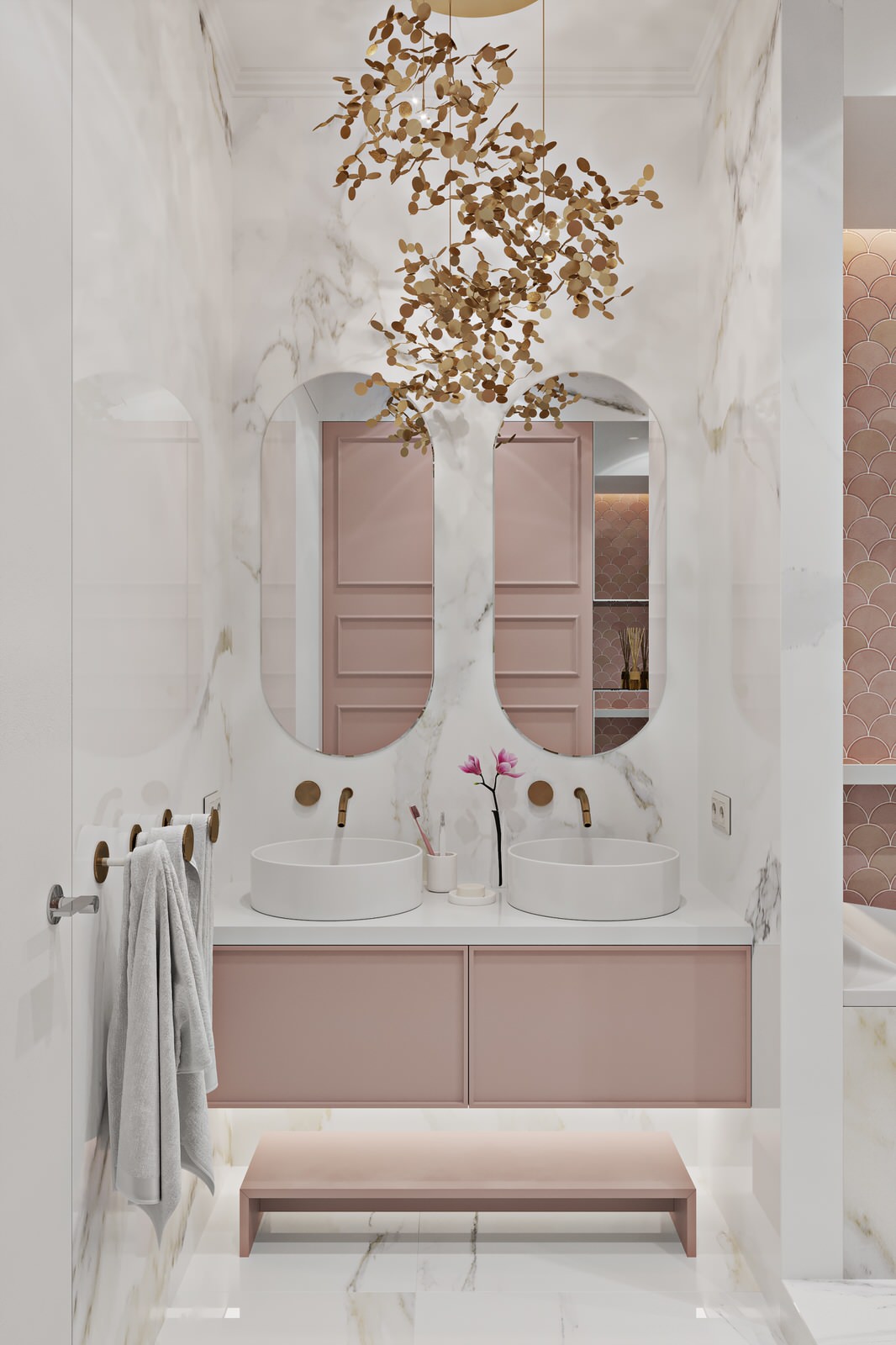 Квартира с сочными цветовыми акцентами для большой семьи