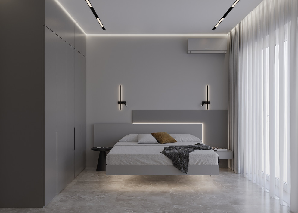 Обложка проекта: Гостевая спальня в минималистичном стиле