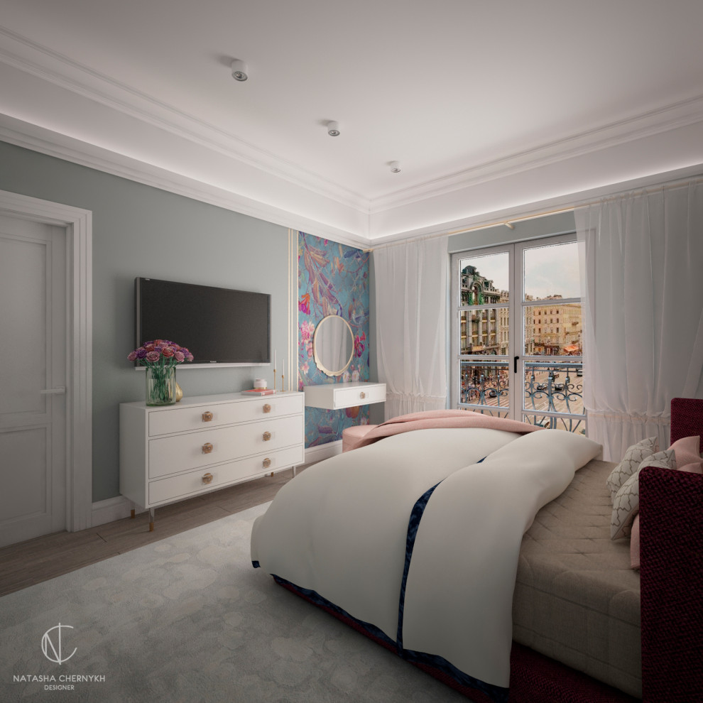 Обложка проекта: Невский проспект // Санкт-Петербург (спальня 16 кв.м)