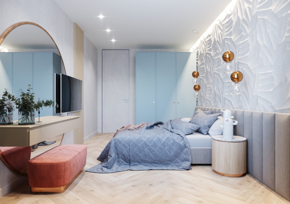 Двухкомнатная квартира 45 кв. м. в современном стиле