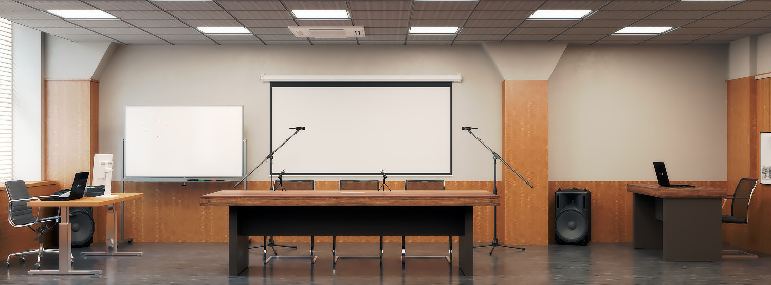 Конференц-зал в научном учреждении