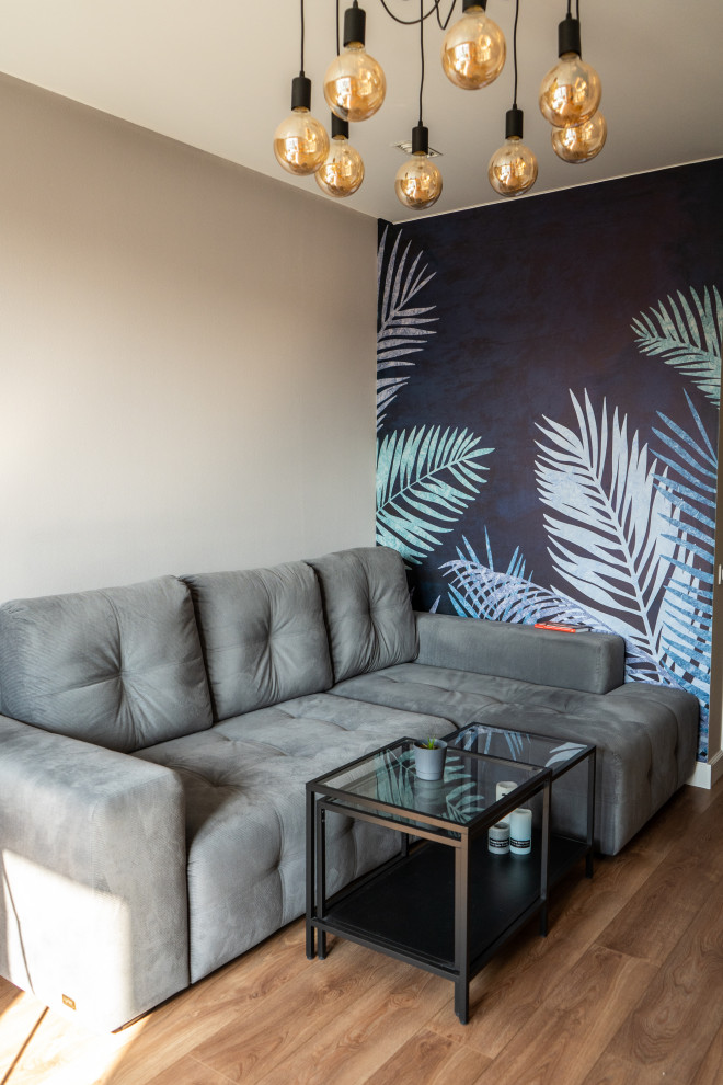 Дизайн интерьера гостиной для квартиры в ЖК Русский авангард