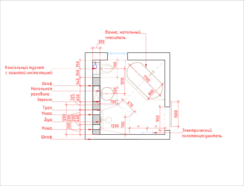 Обложка проекта: Проект ванной 9 м. кв