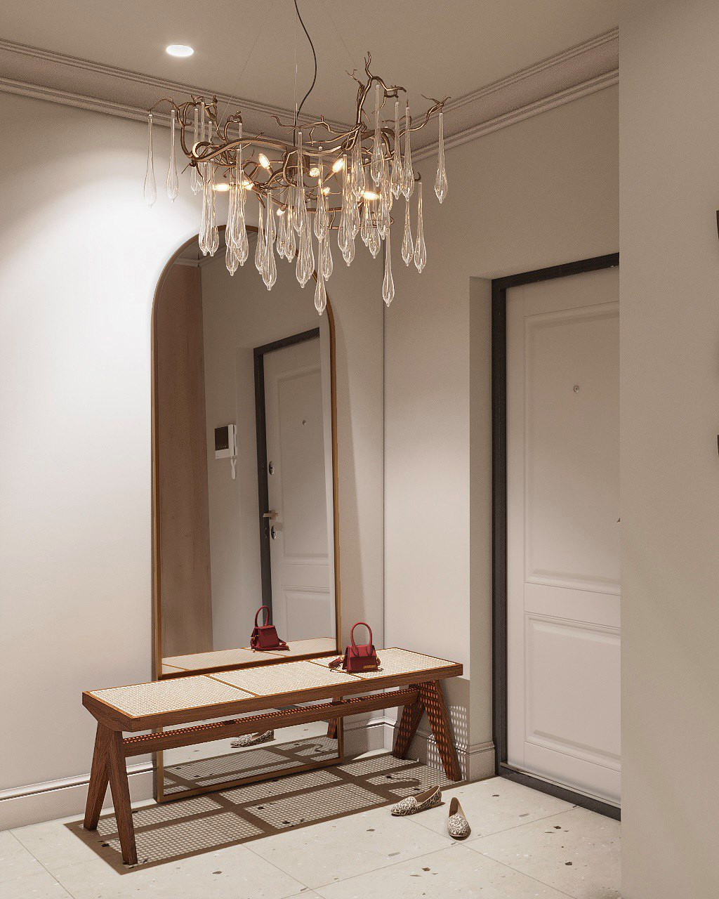 Обложка проекта: Квартира в парижском стиле в ЖК Звезда, 46 м2