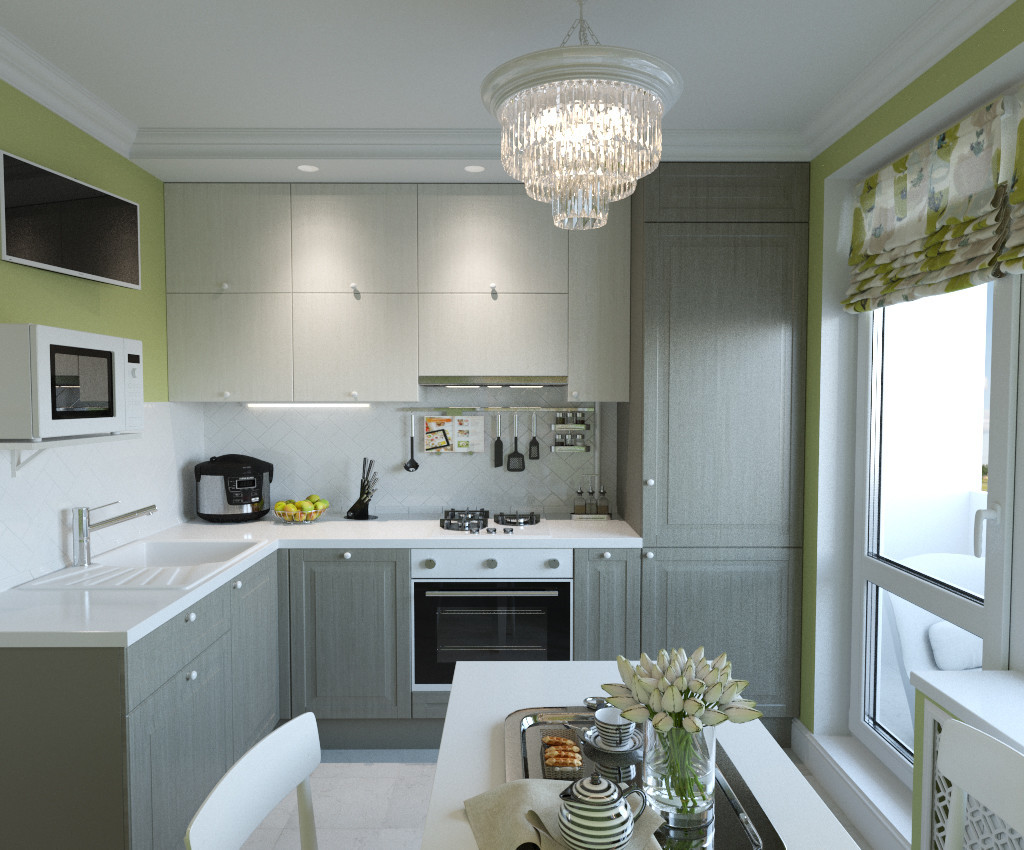 Двухкомнатная квартира в теплых тонах