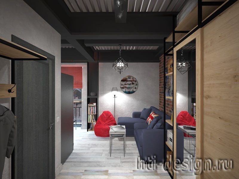 Студия в стиле лофт