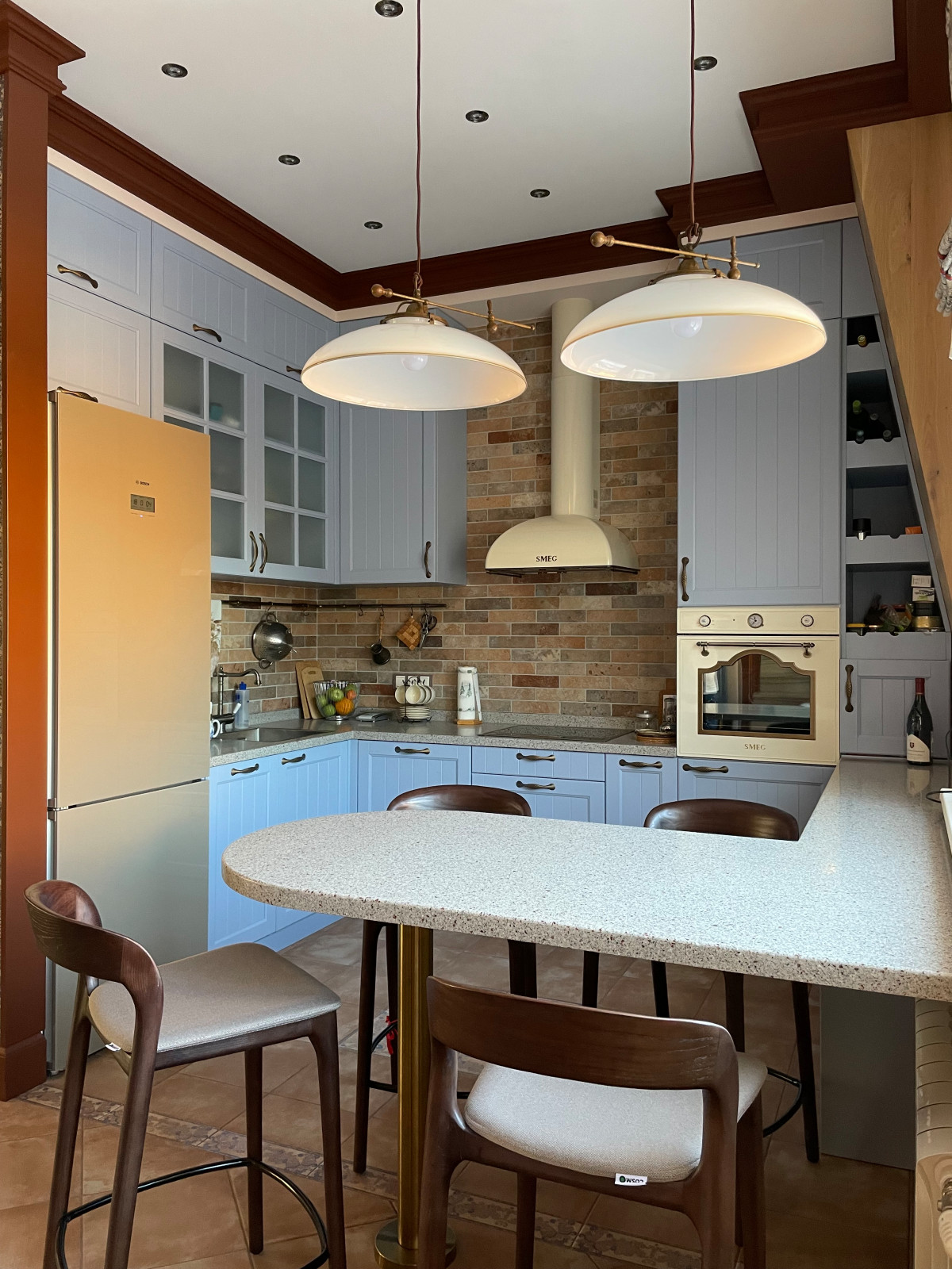 Дизайн двухуровневой квартиры 157 кв.м. "Мансарда" для семьи с двумя детьми