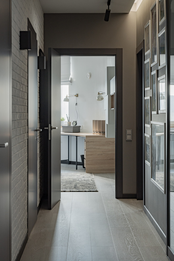 Уютная графичность. Квартира - отдых для семьи врачей