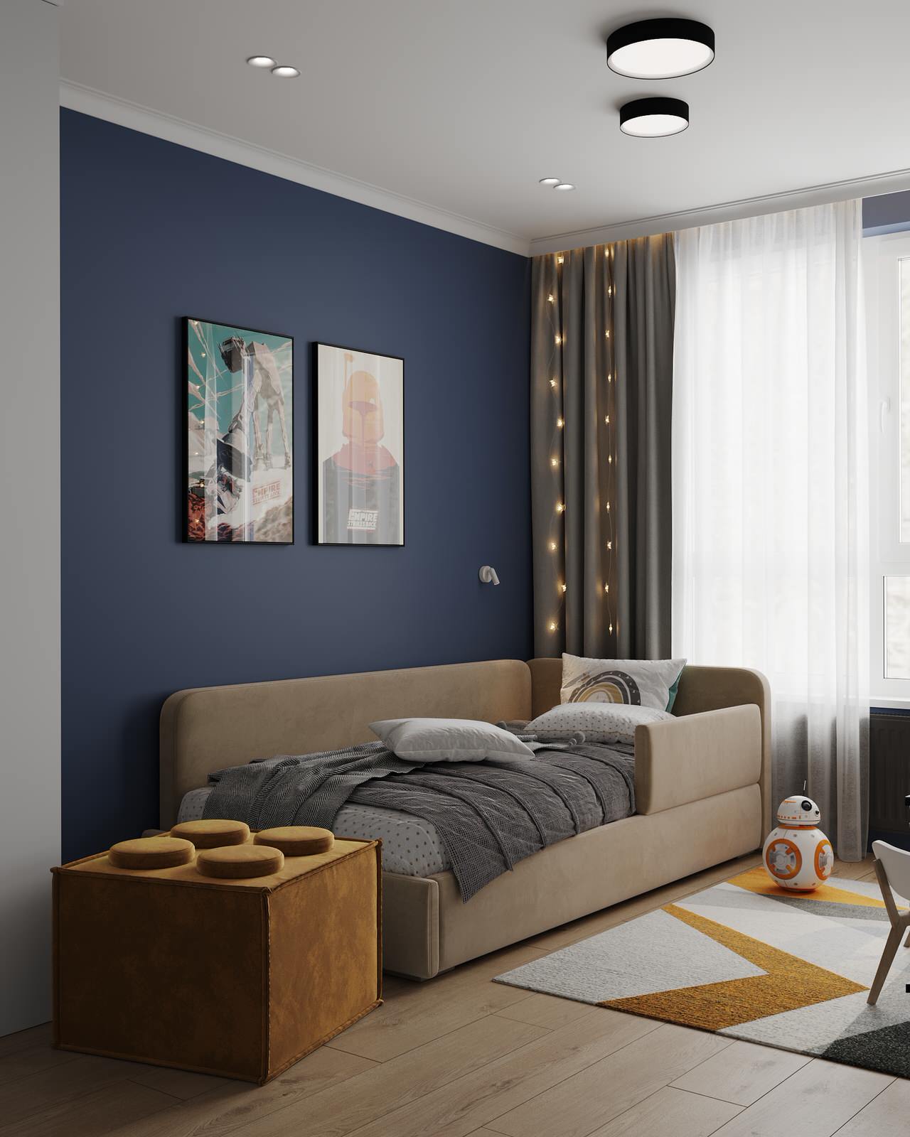 Обложка проекта: Детская (ЖК "Илмари", четырехкомнатная квартира, Пенза)