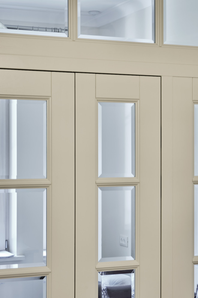 Кантри Ral 1013 в интерьере дома