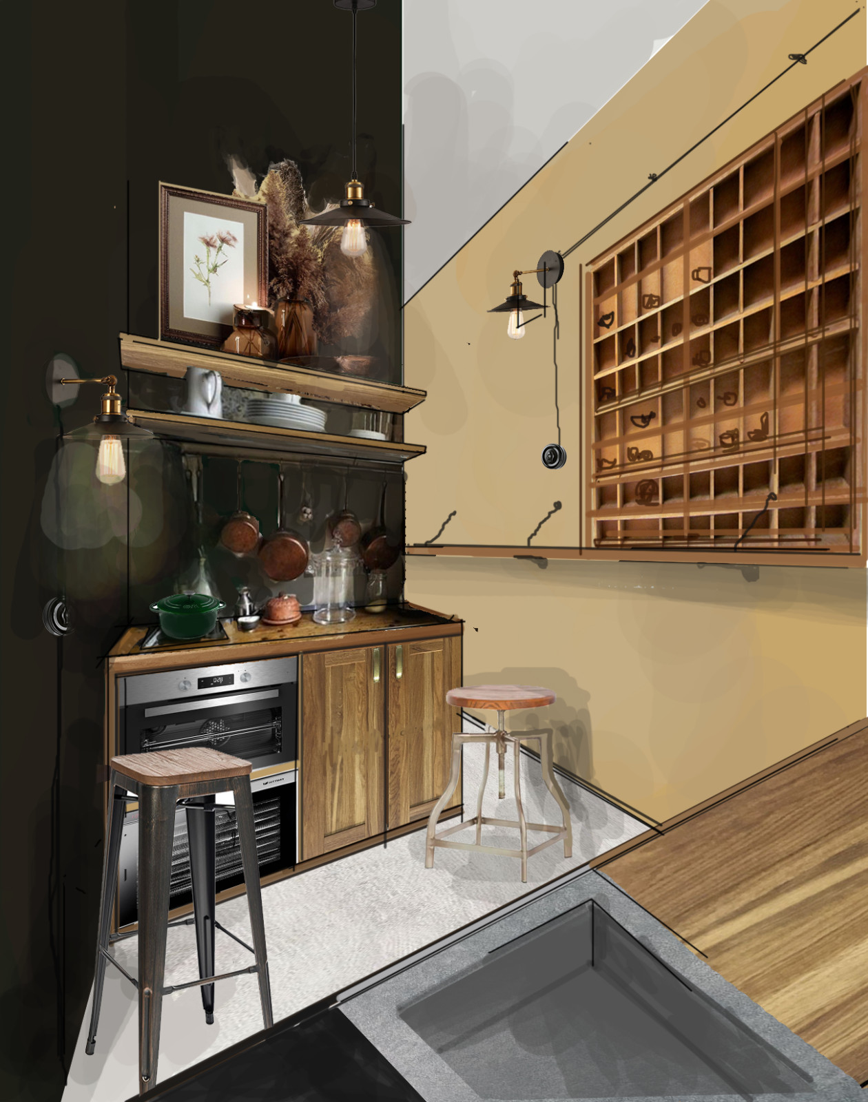 Обложка проекта: Крайне необычная кухня