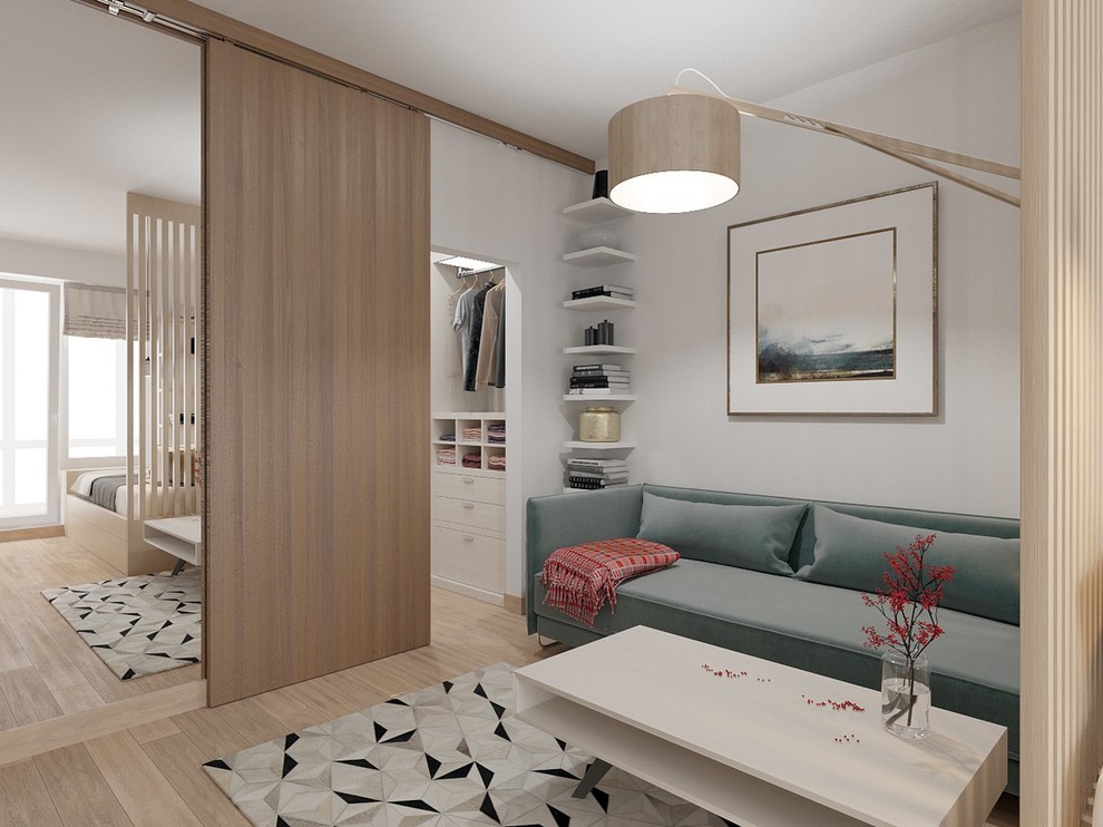 Проект однокомнатной квартиры в ЖК "Квартал энтузиастов"