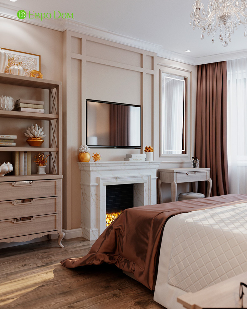 Дизайн трехкомнатной квартиры 83 кв. м в стиле неоклассика. Фото проекта