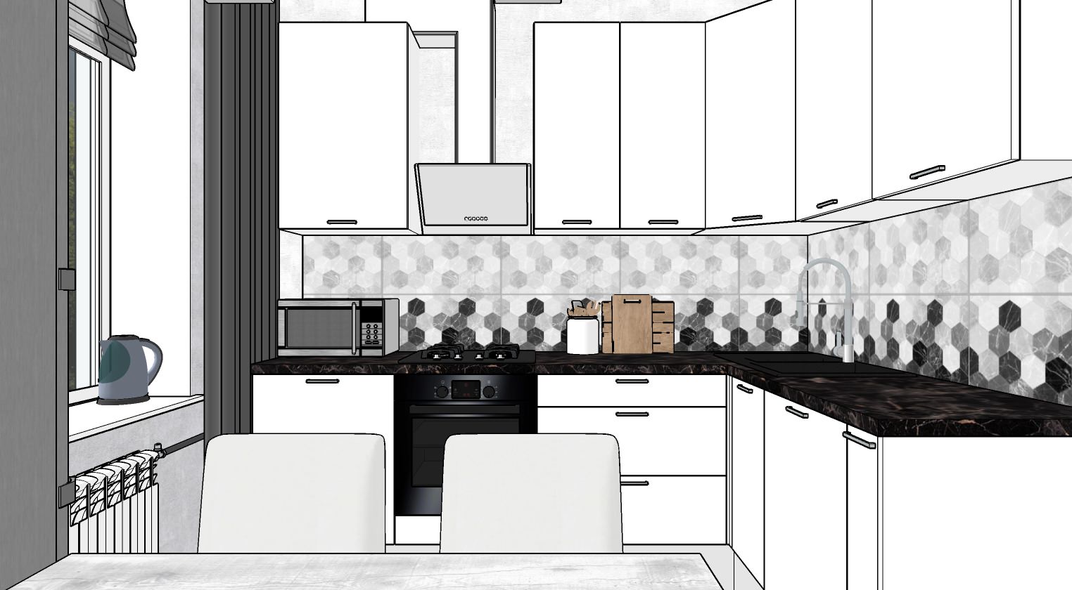 Кухня вид Б