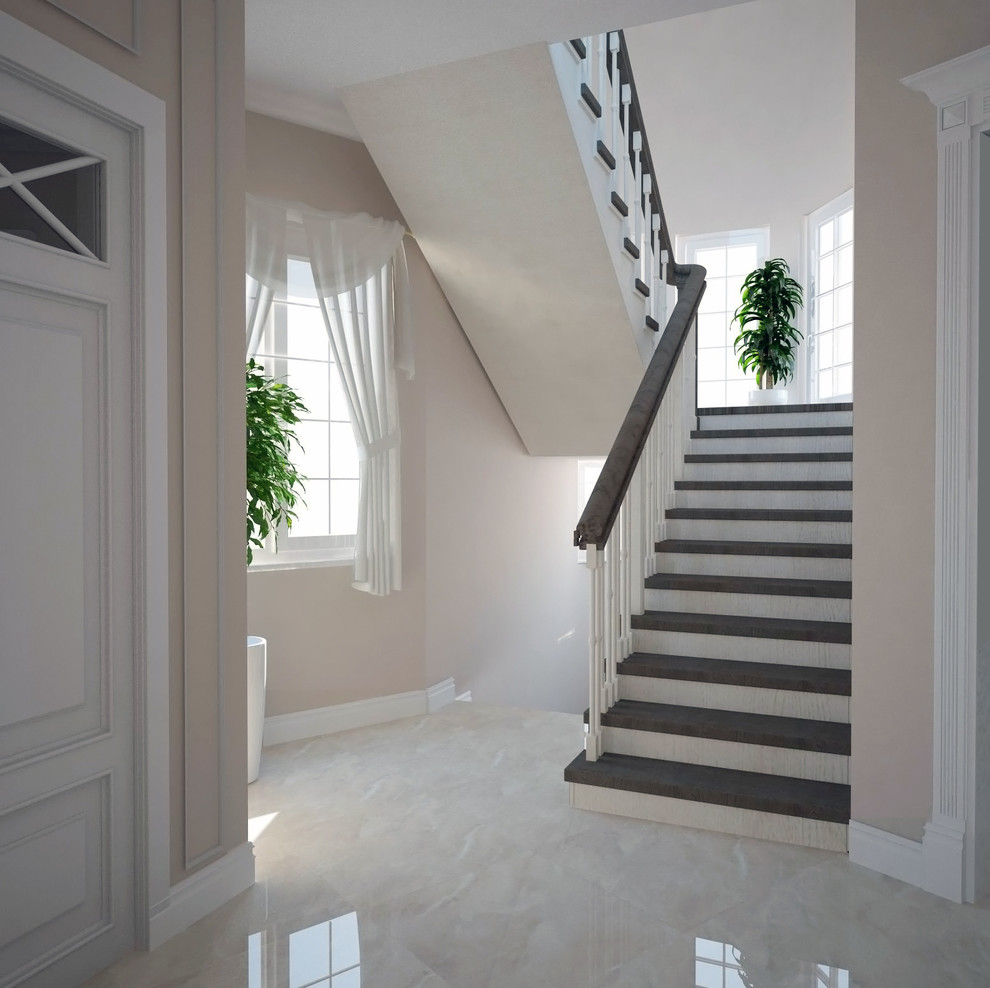 Таун хаус в современном стиле с элементами ар деко.