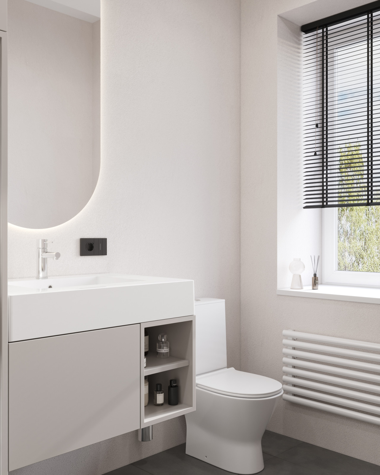 Contemporary home interior for young family