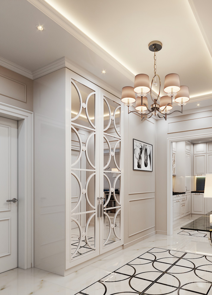 Выдержанный интерьер в неоклассическом стиле