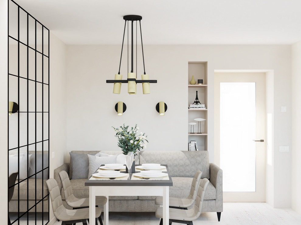 Вариант интерьера в светло-бежевых оттенках