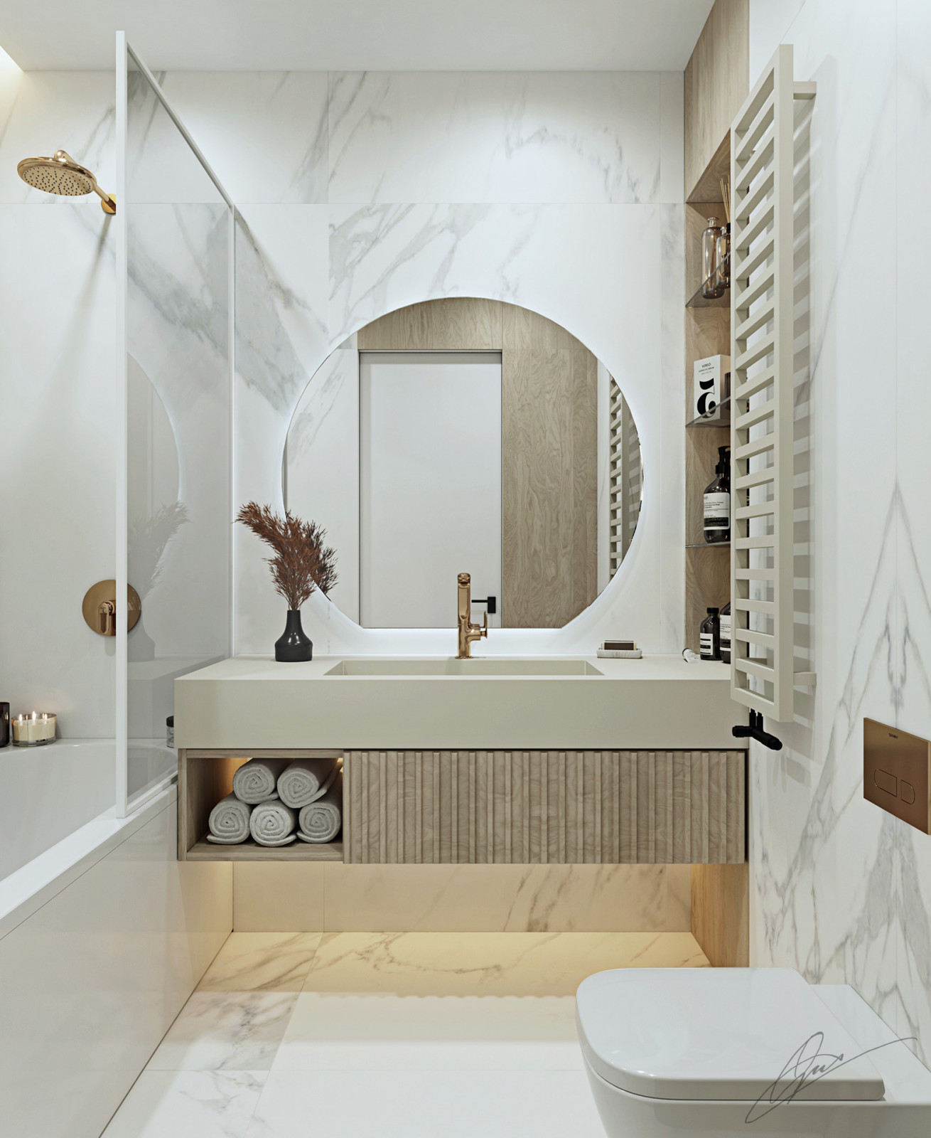 Обложка проекта: Трёхкомнатная квартира в ЖК "Discovery Park"