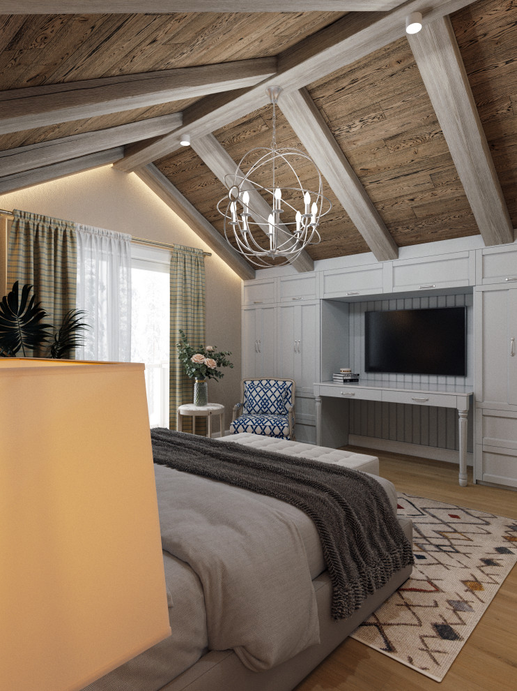 Дизайн проект каркасного дома в коттеджном поселке "Чайка", Московская область