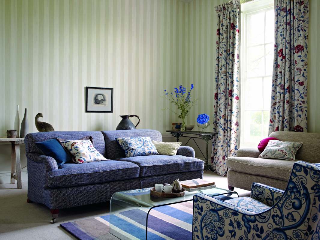 Ткани в готовых интерьерах