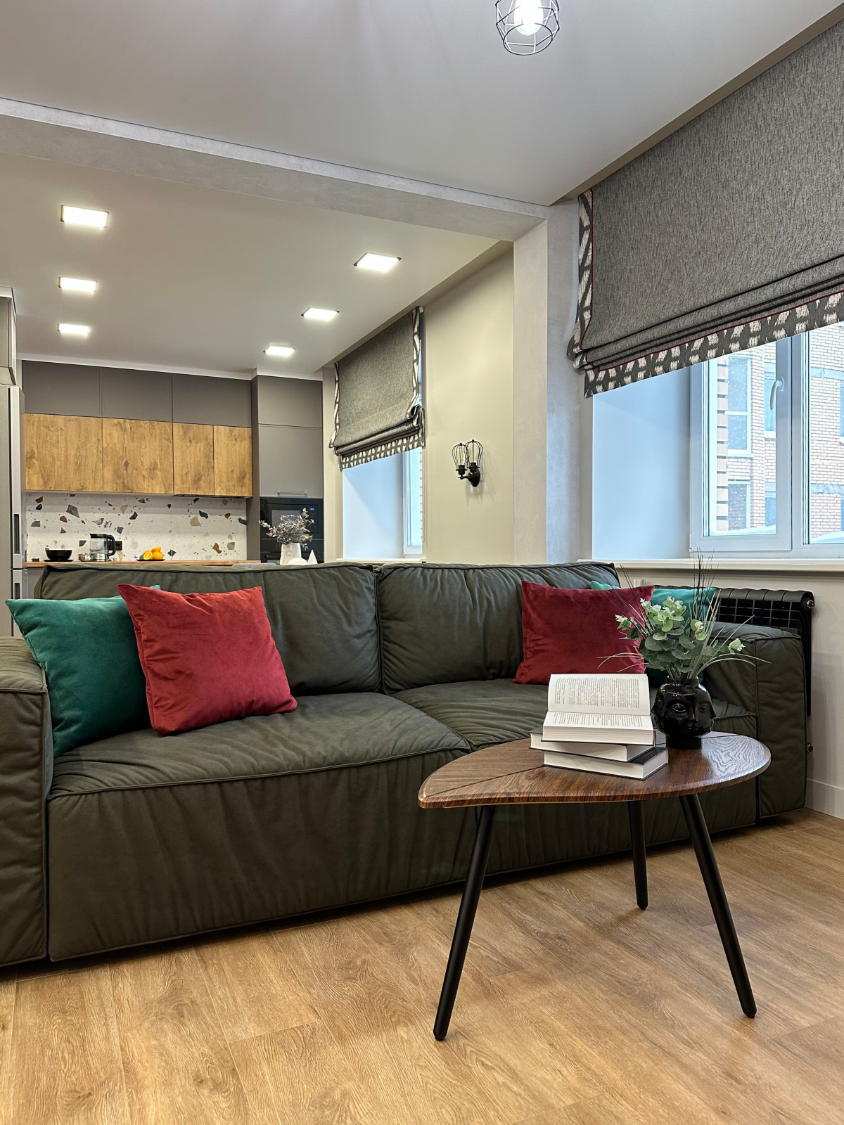 Дизайн-проект в современном стиле, с элементами лофта