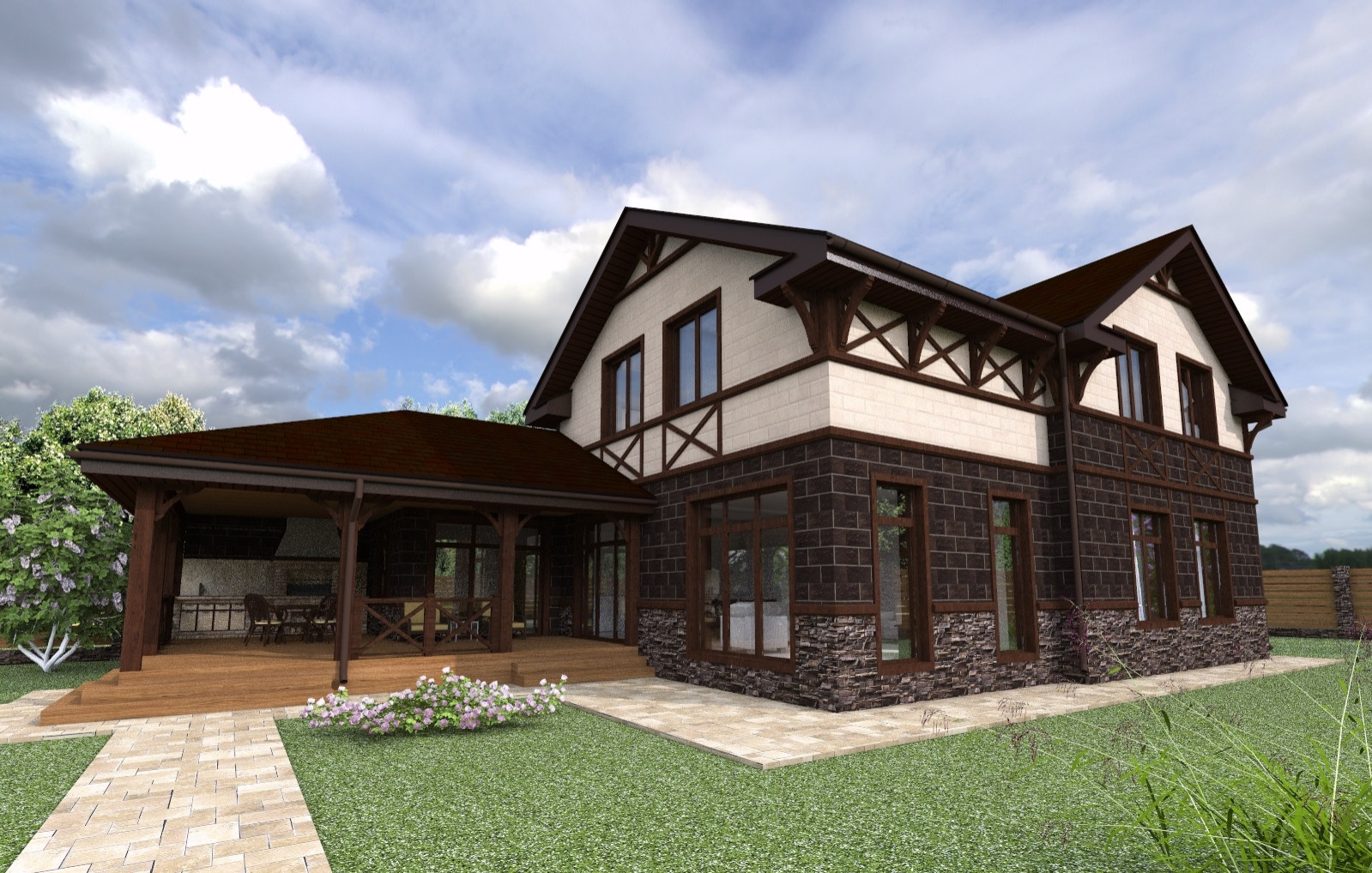 Дом из теплоблока